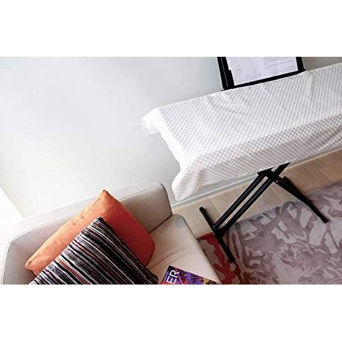  [아마존베스트]Clairevoire Keyboard & Digital Piano Dust Cover for 76-88 keys | Enhanced WATERPROOF inner-lining | Book-stand opening | 2020 Universal Minimalist Design | Size-M | 24.8 X 59 inche