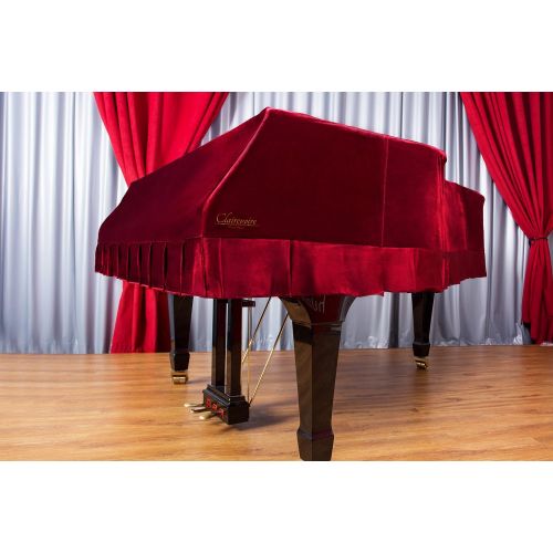  [아마존베스트]Clairevoire Grandeur: Premium Velvet Grand Piano Cover [C1] | Handcrafted | Luxury-grade Velvet | Anti-dust/blemish/scratch | Gentle Climate Protection | For Yamaha, Steinway, Kawa