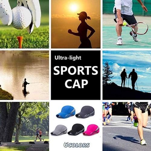  Clape Outdoor Sun Visor Hats Lightweight Waterproof Breathable Sports Hat UPF50+ Ultra Thin Cooling Baseball Hats