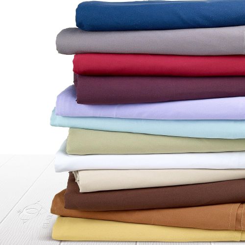  Clara Clark Affordable Microfiber Bed Sheet Set, Queen, Burgundy