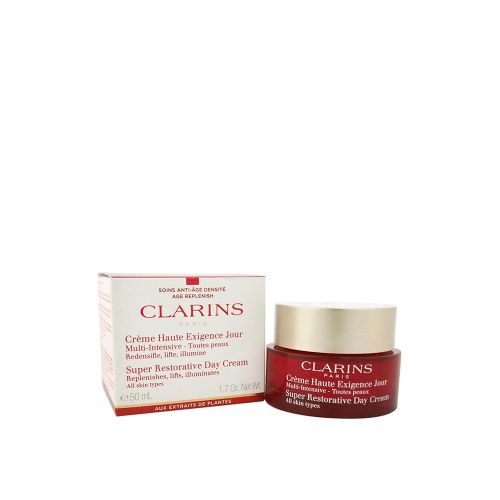  Clarins Super Restorative Day Cream All Skin Types for Unisex - 1.7 Ounce