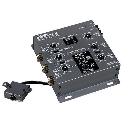  Clarion MCD360 3-Way Electronic Crossover