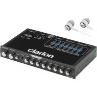 Clarion EQS755 7-Band Car Audio Graphic Equalizer with Front 3.5mm Auxiliary Input, Rear RCA Auxiliary Input and High Level Speaker Inputs