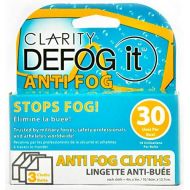 [아마존베스트]CLARITY DEFOG IT Anti-Fog 3 Dry Reusable Wipes