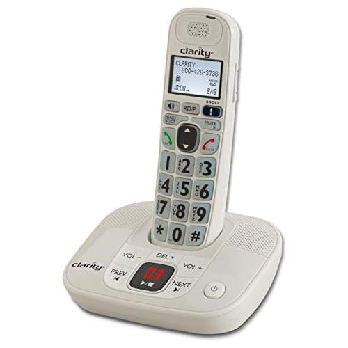  Clarity 53714 Dect 6.0 Amplified Cordless Phone with Digital Answering System VoIP Phone and Device