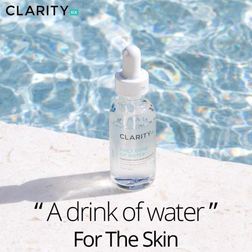  ClarityRx Daily Dose Of Water Hyaluronic Acid Hydrating Serum, 1 Fl Oz (packaging may vary)