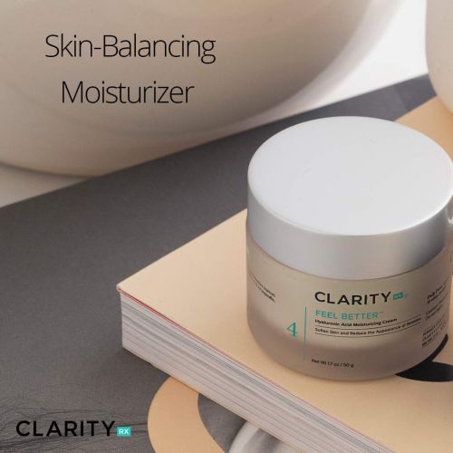  ClarityRx Feel Better Hyaluronic Acid Moisturizing Cream, 1.7 oz (packaging may vary)