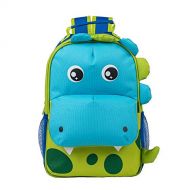 Class Collections Green Spotted Dinosaur Dimensional Animal Shape Water Resistant Preschool Backpack