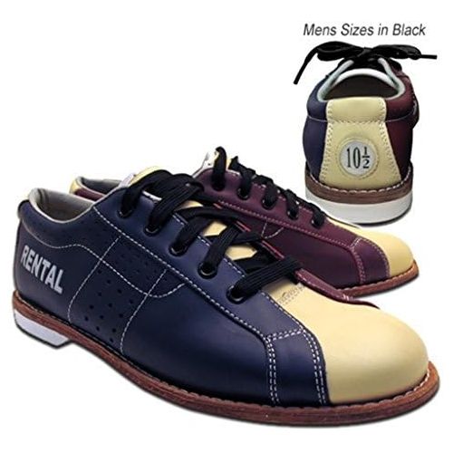  Bowlerstore Mens Classic Plus Rental Bowling Shoes (15 M US, BlueRedCream)