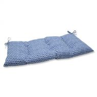 Classic Pillow Perfect Indoor/Outdoor Seeing Spots Navy Swing/Bench Cushion