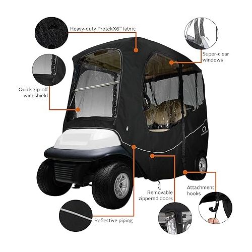  Classic Accessories Fairway Golf Cart Deluxe Enclosure