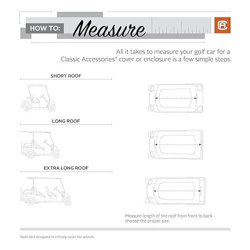  Classic Accessories Fairway Golf Cart Deluxe Enclosure