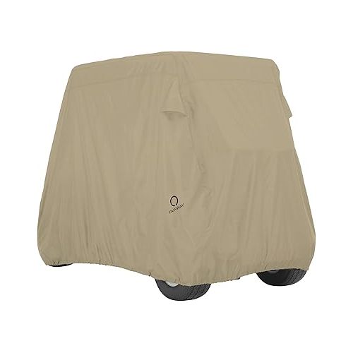  Classic Accessories Fairway Short Roof 2-Person Golf Cart Cover