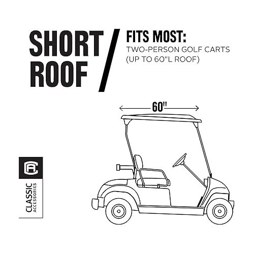  Classic Accessories Fairway Golf Cart Quick Fit Cover