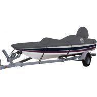 Classic Accessories StormPro Dark Grey Heavy-Duty Outboard Ski-Boat Cover, Fits boats 15' 6