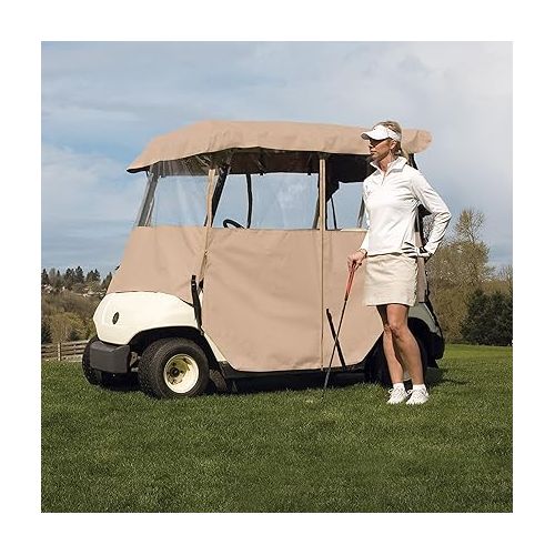  Classic Accessories Fairway Deluxe 4-Sided 4-Person Golf Cart Enclosure