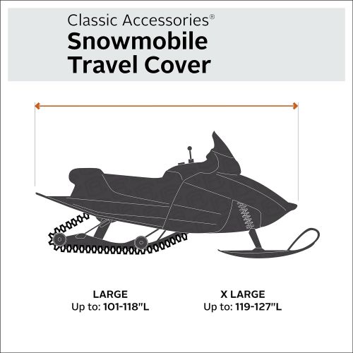  [아마존베스트]Classic Accessories SledGear Deluxe Snowmobile Travel Cover, X-Large