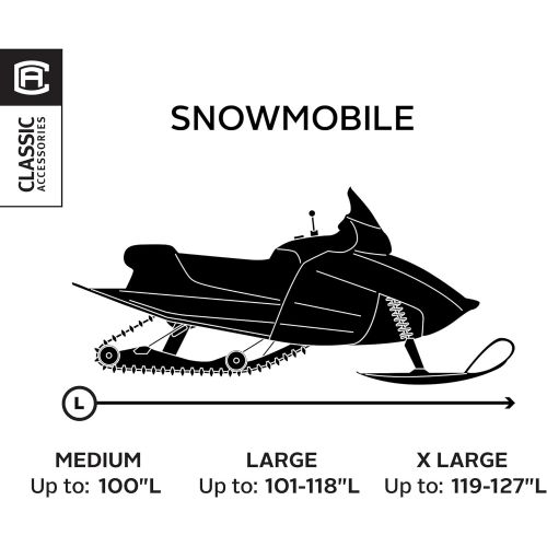  [아마존베스트]Classic Accessories SledGear Snowmobile Storage Cover, Medium