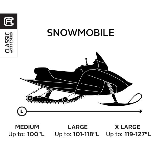  [아마존베스트]Classic Accessories SledGear Snowmobile Storage Cover, Large