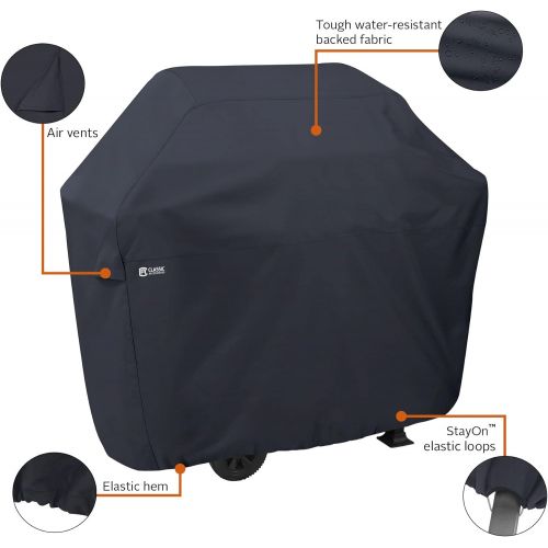  Classic Accessories Water-Resistant 80 Inch BBQ Grill Cover