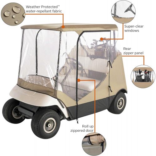  Classic Accessories Fairway Golf Cart Enclosure Travel 4-Sided