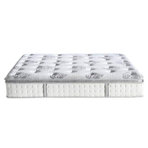  Classic Brands Mercer Pillow Top Cool Gel Memory Foam and Innerspring Hybrid 12 Mattress, California King, White