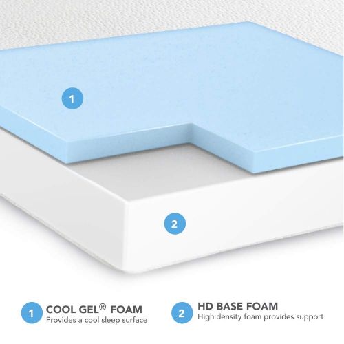  Classic Brands Cool Gel Ventilated Gel Memory Foam 8-Inch Mattress, King