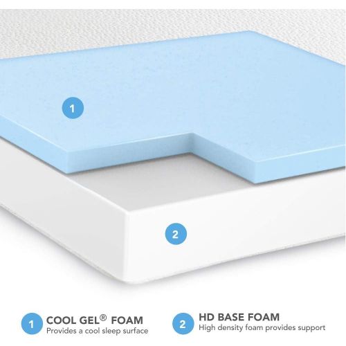  Classic Brands Cool Gel Ventilated Gel Memory Foam 8-Inch Mattress, California King