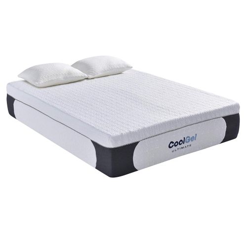  Classic Brands Cool Gel 1.0 Ultimate Gel Memory Foam 14-Inch Mattress with BONUS 2 Pillows, California King