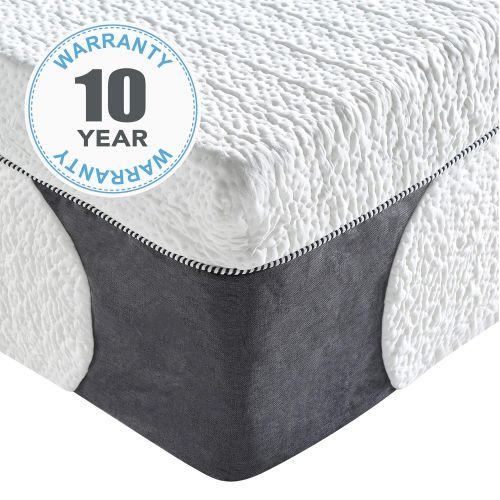  Classic Brands Cool Gel 1.0 Ultimate Gel Memory Foam 14-Inch Mattress with BONUS Pillow, Twin XL