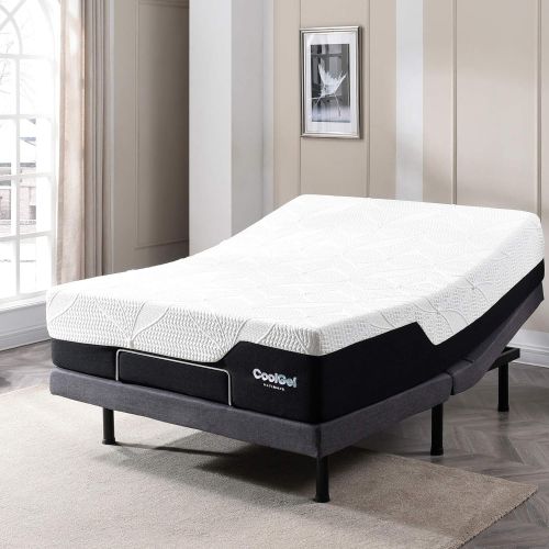  Classic Brands Cool Gel 2.0 Ultimate Gel Memory Foam 14-Inch Mattress with BONUS 2 Pillows, Queen