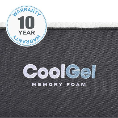  Classic Brands Cool Gel Ventilated Gel Memory Foam 10-Inch Mattress, California King