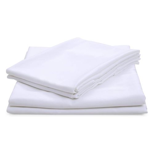  Classic Brands 550010-3061 Deep Pocketed Rayon from Bamboo and Cotton Sheet Sets, Split King, White