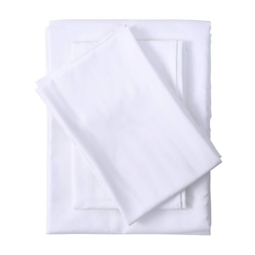  Classic Brands 550010-3061 Deep Pocketed Rayon from Bamboo and Cotton Sheet Sets, Split King, White