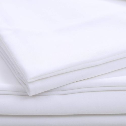  Classic Brands 550010-3061 Deep Pocketed Rayon from Bamboo and Cotton Sheet Sets, Split King, White