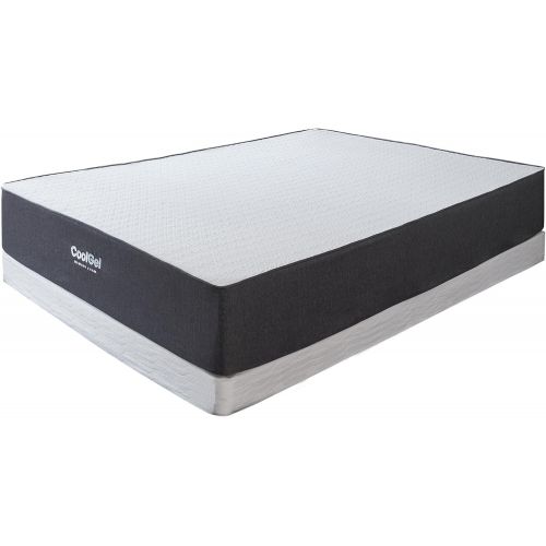  Classic Brands Cool Gel Ventilated Gel Memory Foam 10.5-Inch Mattress with 4-Inch Foundation