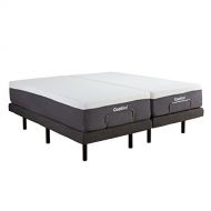 Classic Brands Adjustable Comfort Bed Base with 12 Cool Gel Memory Foam Mattress Set, Split King
