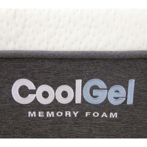  Classic Brands Adjustable Comfort Bed Base with 12 Cool Gel Memory Foam Mattress Set, Split King