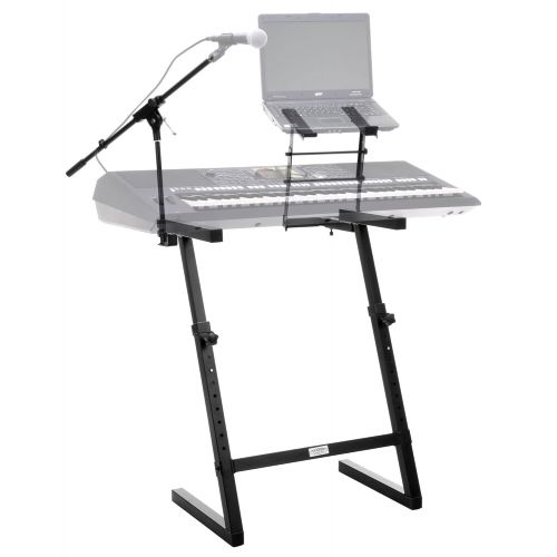  Classic Cantabile KWS-100 keyboard stand with microphone stand and laptop holder