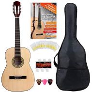 [아마존베스트]Classic Cantabile Acoustic Series AS-851-L Classical Guitar 7/8-sized for Left-Hander Starter SET