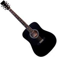 [아마존베스트]Classic Cantabile WS-10BK-LH Acoustic Guitar Black Left-Handed model