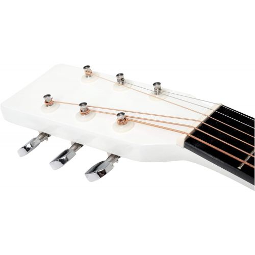  [아마존베스트]Classic Cantabile WS-10WH-CE Acoustic Guitar White with Pickup