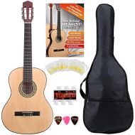 [아마존베스트]Classic Cantabile Acoustic Series AS-851-L Classical Guitar 4/4-sized for Left-Hander Starter SET