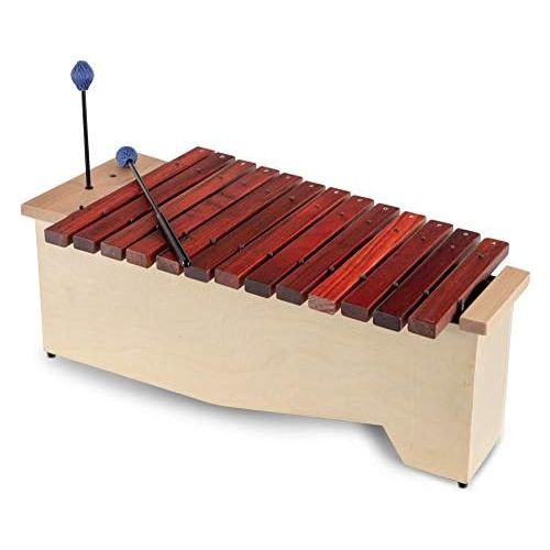  [아마존베스트]Classic Cantabile AX-1600NG Alto Xylophone (Alto Xylophone, 16 Tones, C Major Scale, Scope of Scope: c to a, Resonance Box made of Linden Wood, Mallet) Lime Wood