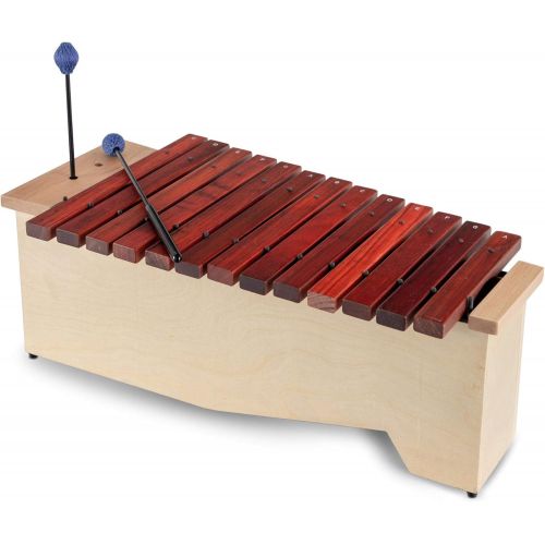  [아마존베스트]Classic Cantabile AX-1600NG Alto Xylophone (Alto Xylophone, 16 Tones, C Major Scale, Scope of Scope: c to a, Resonance Box made of Linden Wood, Mallet) Lime Wood