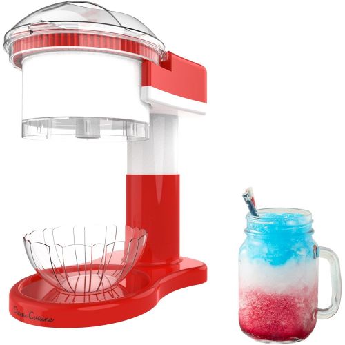  [아마존베스트]Shaved Ice Maker- Snow Cone, Italian Ice, and Slushy Machine for Home Use, Countertop Electric Ice Shaver/Chipper with Cup by Classic Cuisine