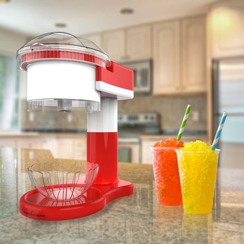  [아마존베스트]Shaved Ice Maker- Snow Cone, Italian Ice, and Slushy Machine for Home Use, Countertop Electric Ice Shaver/Chipper with Cup by Classic Cuisine