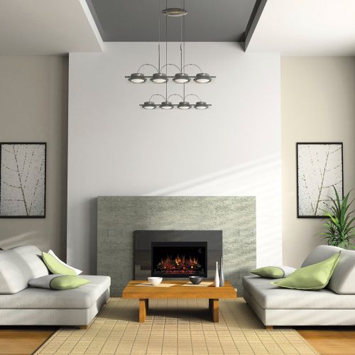  Classic Flame ClassicFlame 36EB110-GRT 36 Traditional Built-in Electric Fireplace Insert, 120 volt