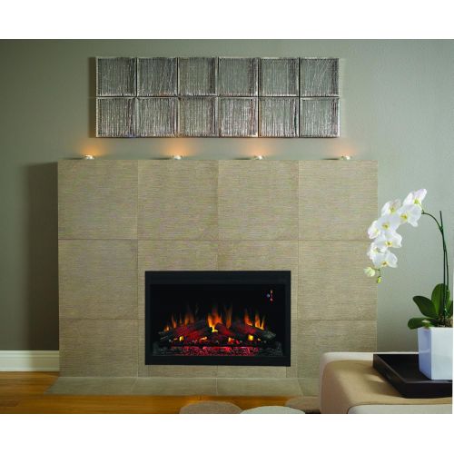  Classic Flame ClassicFlame 36EB110-GRT 36 Traditional Built-in Electric Fireplace Insert, 120 volt