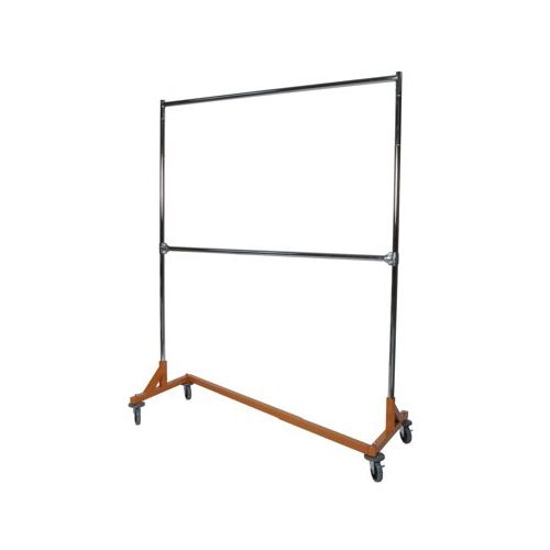  Classic Store Fixtures Cr-01zall Heavy Duty Rolling Garment Retail Dispplay Rack